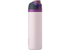Owala FreeSip Insulated Stainless Steel Water Bottle with Straw for Sports and Travel, BPA-Free, 24oz, Dreamy Field