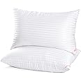 EIUE Hotel Collection Bed Pillows for Sleeping 2 Pack Queen Size，Pillows for Side and Back Sleepers,Super Soft Down Alternati