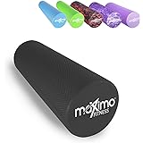 Maximo Fitness Foam Roller - 18" x 6" High Density Exercise Roller for Trigger Point Self Massage, Muscle and Back Roller for