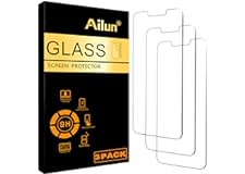Ailun Glass Screen Protector for iPhone 14 / iPhone 13 / iPhone 13 Pro [6.1 Inch] Display 3 Pack Tempered Glass, Case Friendl