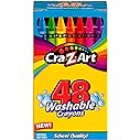 Cra-Z-Art Washable Classic Crayons, Assorted Colors, Pack Of 48 Crayons