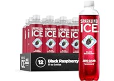 Sparkling Ice, Black Raspberry Sparkling Water, Zero Sugar Flavored Water, with Vitamins and Antioxidants, Low Calorie Bevera