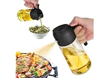 TrendPlain 16oz Oil Dispenser Bottle for Kitchen - 2 in 1 Olive Oil Dispenser and Oil Sprayer - 470ml Olive Oil Bottle - Oil 