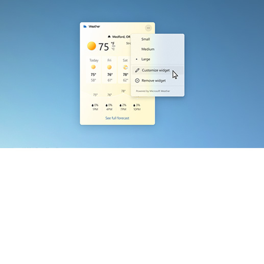 Make the widget board your own