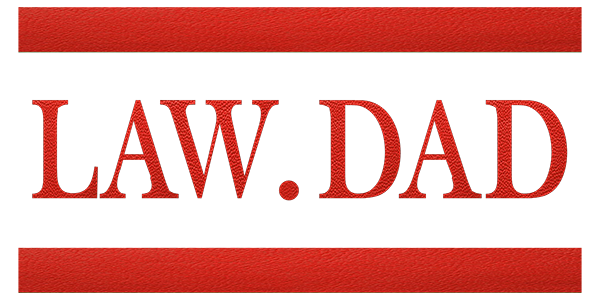 Law.Dad logo, content supporting dads book of rules.