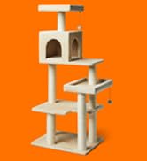 Amazon Basics Multi-Level Cat Tree with Scratching Posts