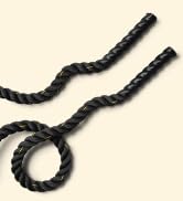 Amazon Basics Battle Exercise Training Rope - 30/40/50 Foot Lengths, 1.5/2 Inch Widths