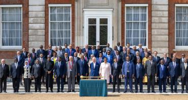 Commonwealth Leaders Event family photo