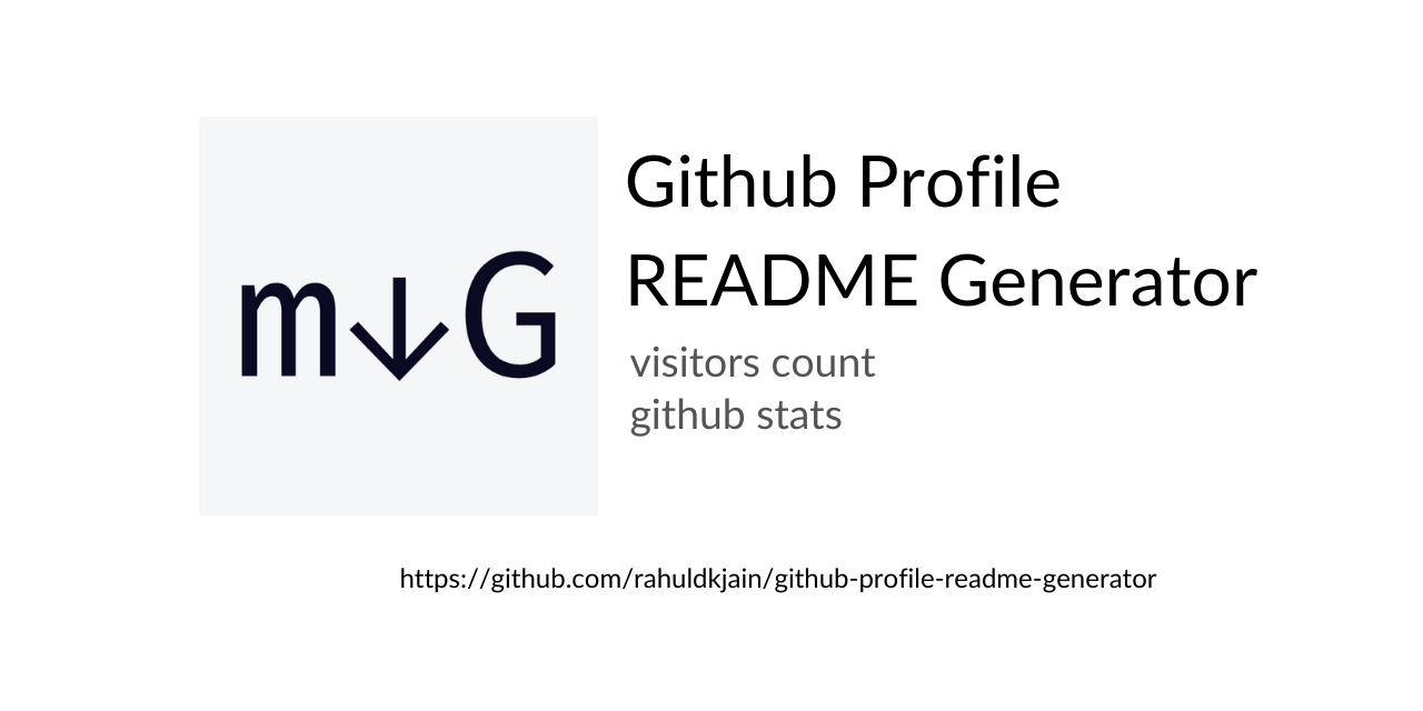 github-profile-readme-generator