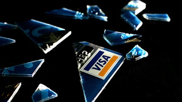Visa ... under attack along with PayPal and MasterCard from a "low orbit ion cannon'.