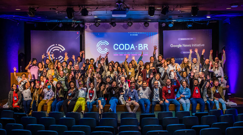 Participants of Coda.Br, the largest data journalism conference in Latin America (São Paulo, Nov 2022)