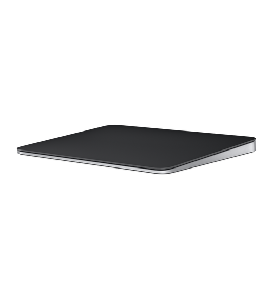 Magic Trackpad i svart med den stora glastäckta ytan där man enklare kan rulla och svepa.