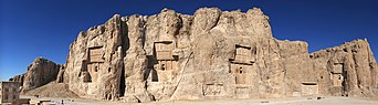 Panorama of Naqsh-e Rostam, Shiraz, Iran.