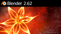 Blender 2.62 splash screen