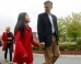 Former U.S. Ambassador to China and possible Republican Presidential candidate Huntsman walks with his daughter Mei in Manchester