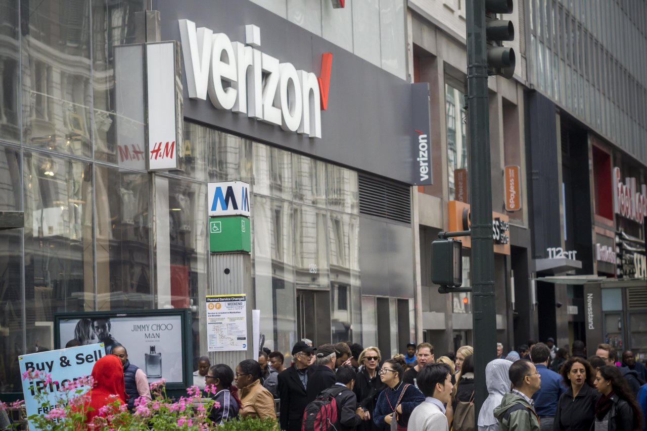 A Verizon Wireless store in Herald Square in New York.