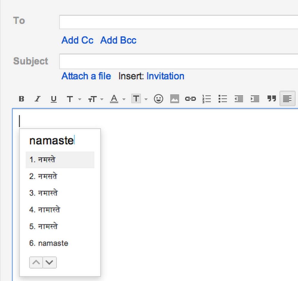 Namaste Gmail