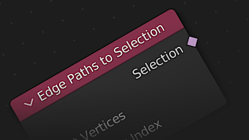 Edge Paths to Selection