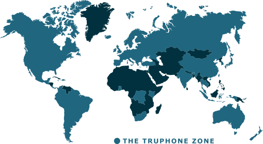 Map of the Truphone Zone