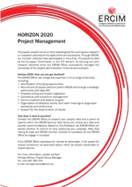 H2020 Project management by ERCIM