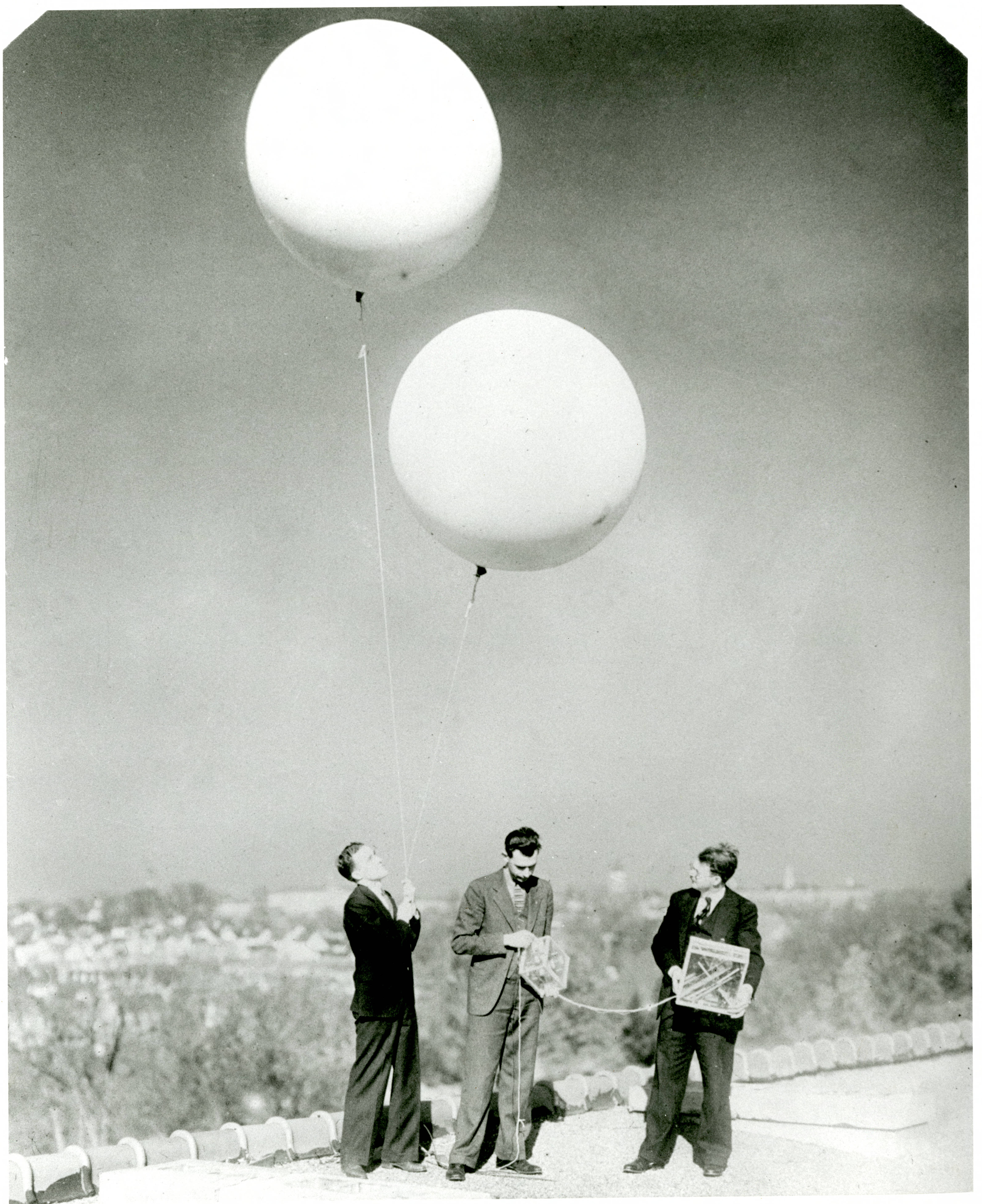 NBS Radiosonde Balloon Launch